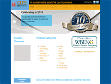Tablet Screenshot of corporatediversitysolutions.com